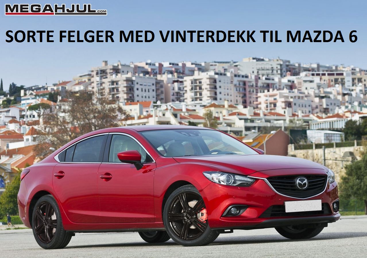 sorte-felger-med-vinterdekk-til-mazda-6